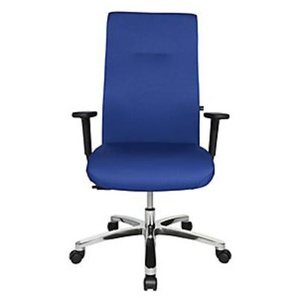 Topstar Operator-Drehstuhl BIGSTAR20, Punktsynchron-Mechanik, Tragf.150 kg, blau BT290TW56