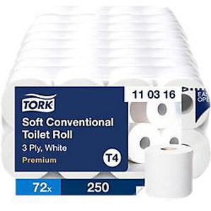 Tork Premium Toilettenpapier T4 3-lagig 110316 72 Rollen à 250 Blatt 6816307