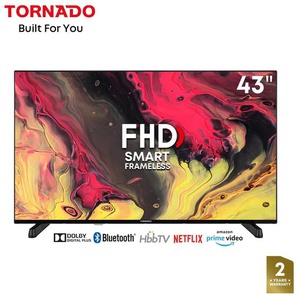 TORNADO LED-TV Smart 45ES4301X, 109 cm (43), EEK: E, Full-HD Frameless Linux