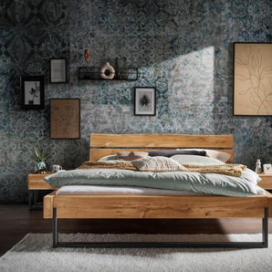 TPT Möbel Balkenbettgestell 817.3 mit Metallkufe