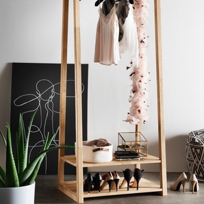 TPT Möbel BERN Garaderobe Wildeiche inkl. 2 Ablegeböden