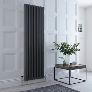 Traditioneller Gliederheizkörper (2-Säulen) Vertikal | 1800mm x 560mm  - Anthrazit - Regent & Hudson Reed