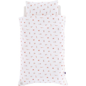 Träumeland Babybettwäsche Jersey Cats & Dogs, Jersey, 2 teilig, mit niedlichem Allover-Print