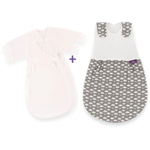 Träumeland Babyschlafsack 3 tlg Set LIEMBICH, Design Wolke grau
