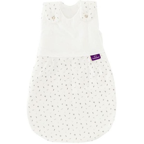 Träumeland Babyschlafsack Faultier, Weiß, Textil, Gr. 56/62, Oeko-Tex® Standard 100, Babyheimtextilien, Babyschlafsäcke