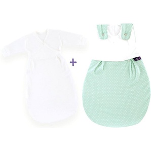 Träumeland Babyschlafsack Set Pünktchen mint (Packung, 3 tlg., 3er-Pack)
