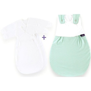 Träumeland Babyschlafsack Set Pünktchen mint (Packung, 3 tlg., 3er-Pack)
