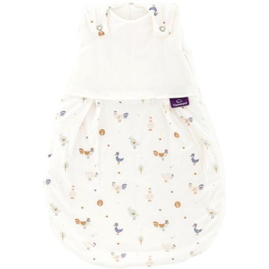 Träumeland Babyschlafsack Liebmich, Weiß, Hellblau, Hellgrün, Hellbraun, Textil, Tier, Füllung: Polyester, Gr. 50/56, Babyheimtextilien, Babyschlafsäcke
