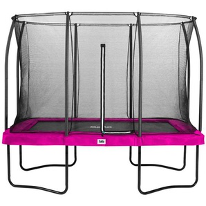 Trampolin, Pink, rechteckig, 214x305 cm, Outdoor Spielzeug, Trampoline