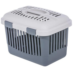 Transportbox Reisebox Haustierbox Öffnung nach oben für Katzen, kleine Hunde, Kleintiere 44,5 x 31,5 x 33 cm