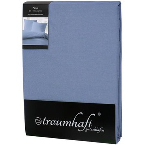 Traumhaft gut schlafen Perkal-Bettwäsche 2-teilig, Uni-Farben, in versch. Farben und Größen