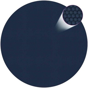 Treibende Pool-Solarplane PE 455 cm Schwarz und Blau