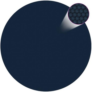 Treibende Pool-Solarplane PE 527 cm Schwarz und Blau