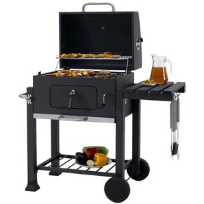Trendline - Holzkohlegrill Montreal Grillwagen Grill bbq Kohlegrill Gartengrill