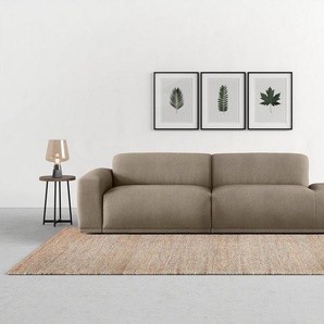 TRENDMANUFAKTUR Big-Sofa Braga, mit hochwertigem Kaltschaum, Megasofa, in Cord erhältlich, modernes Big-Sofa, Couch mit hohem Sitzkomfort, 277/72/107 cm (B/H/T)
