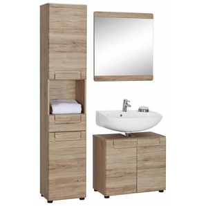 trendteam Badmöbel-Set Malea, (Set, 3-St)