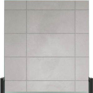 welltime Badspiegel Malcesine (1-St), eckiger Badspiegel mit Ablage, Breite 64 cm, grau blau
