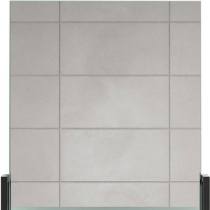 welltime Badspiegel Malcesine (1-St), eckiger Badspiegel mit Ablage, Breite 64 cm, grau blau