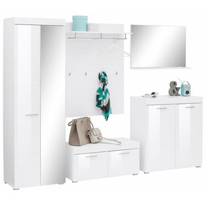 INOSIGN Garderoben-Set Avena, (Set, 5-St), mit Hochglanz Fronten