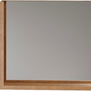 INOSIGN Spiegel Premont (1-St), Rahmen und Ablagefläche in Holzoptik, B/H ca.: 80/72 cm