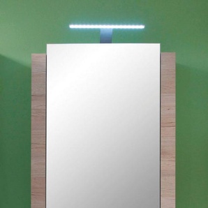 welltime Spiegelschrank Colmar (2-St) matte Echtholzoptik inkl. LED-Beleuchtung, B/H/T: ca. 60 / 80 / 15 cm