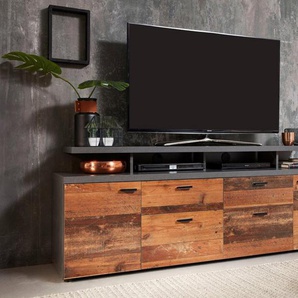 trendteam TV-Board Mood (2 St), TV-Bühne mit offenen Fächern