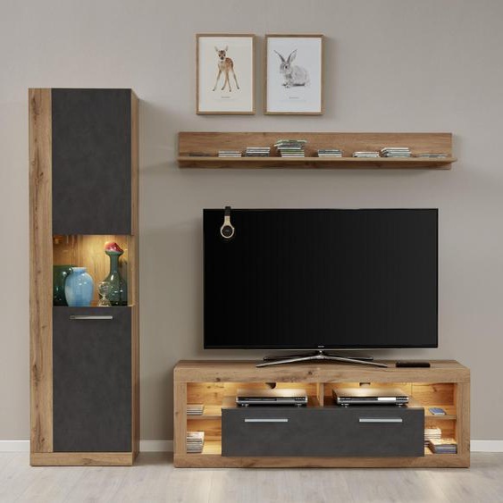 Wohnwände in Grau Preisvergleich | Moebel 24