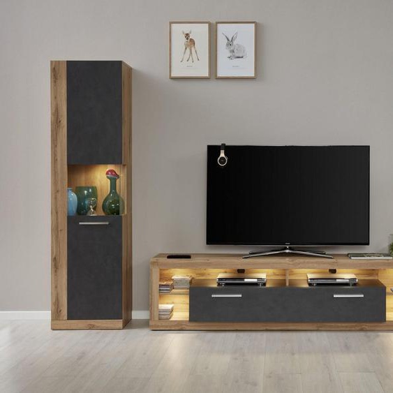 Wohnwände in Grau Preisvergleich | Moebel 24