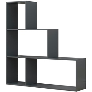 Treppenregal  Dubila ¦ grau ¦ Maße (cm): B: 117 H: 123