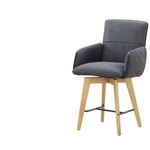 Tresenstuhl - grau - Materialmix - 64 cm - 102 cm - cm 64,0 | Möbel Kraft