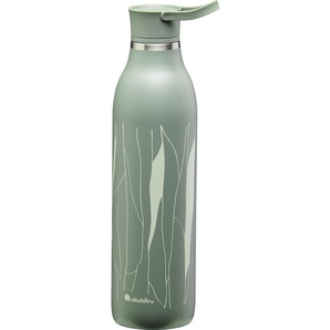 Trinkflasche ALADDIN City Loop Trinkflaschen Gr. 600 ml, grün (salbei) Trinkflaschen Edelstahl, 600 ml