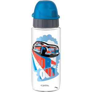 Trinkflasche EMSA N30332 Kids Tritan Trinkflaschen Gr. 500 ml, bunt (motiv: racer) Trinkflaschen sicherhygienischdichtunbedenklich, cleverer Verschluss, 500 ml