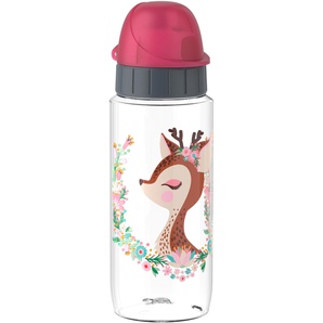 Trinkflasche EMSA N30333 Kids Tritan Trinkflaschen Gr. 500 ml, bunt (motiv: deer) Trinkflaschen sicherpraktischhygienischdichtunbedenklich,500 ml