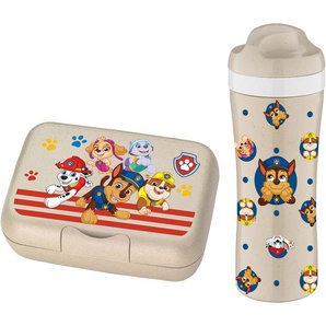 Trinkflasche KOZIOL CANDY L PAW PATROL Trinkflaschen Gr. 425 ml, beige (sand) Trinkflaschen 425 ml,+Lunchbox OASE PAW PATROL,100%recycelbar,CO² neutral produziert