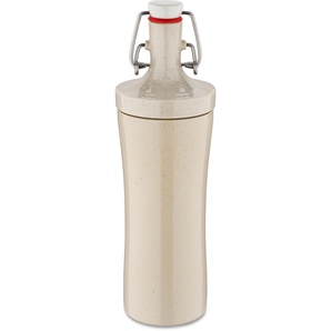 Trinkflasche KOZIOL PLOPP TO GO Trinkflaschen Gr. 425 ml, beige (sand) Trinkflaschen recycelbar,melaminfrei,CO² neutral produziert,biozirkulär,425ml