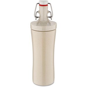 Trinkflasche KOZIOL PLOPP TO GO Trinkflaschen Gr. 425 ml, beige (sand) Trinkflaschen recycelbar,melaminfrei,CO² neutral produziert,biozirkulär,425ml