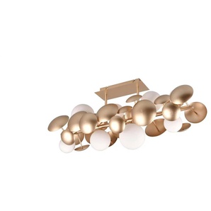 Trio Deckenleuchte - gold - Materialmix - 76 cm - 33 cm - cm 22,0 | Möbel Kraft
