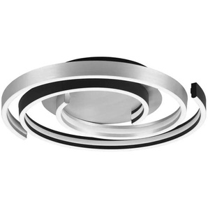 Trio Deckenleuchte   ¦ grau ¦ Maße (cm): H: 9  Ø: 50