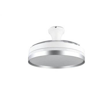 Deckenleuchte mit Ventilator   ¦ silber ¦ Maße (cm): B: 100 H: 31 T: 100.0