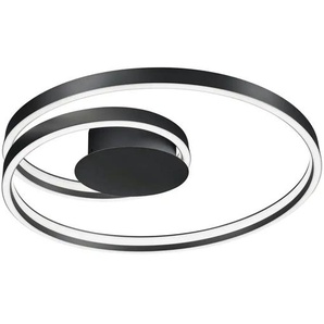 Trio Deckenleuchte   ¦ schwarz ¦ Maße (cm): H: 15  Ø: 72