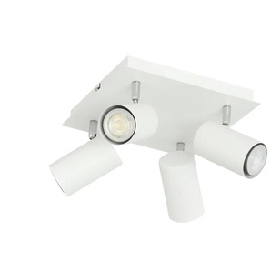 Trio Deckenspot  4-flammig  weiß   ¦ weiß ¦ Maße (cm): B: 24 H: 15 T: 24.0