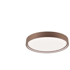 Trio LED-Deckenleuchte - braun - Materialmix - 45 cm - 5 cm - cm 45,0 | Möbel Kraft