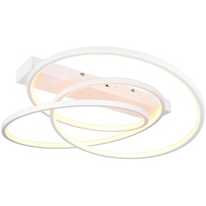 TRIO LED-Deckenleuchte Darvin 649110131 weiß, 34 W, 4500 lm, CCT