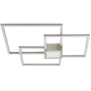 Trio LED-Deckenleuchte Nickel matt - silber - Materialmix - 66,5 cm - 6,5 cm - cm 65,5 | Möbel Kraft
