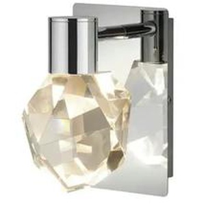 Trio LED Kristall Wandleuchte   ¦ silber ¦ Maße (cm): B: 11 H: 17,5