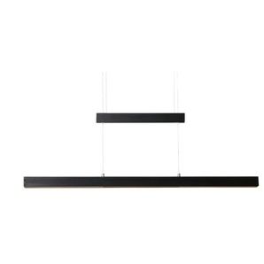 Trio LED-Pendelleuchte  schwarz mit Up & Down Light   ¦ Maße (cm): B: 150 H: 150