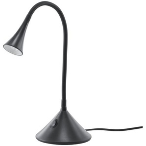 LED-Schreibtischleuchte  mit Flexarm schwarz   ¦ schwarz ¦ Maße (cm): B: 35,5 H: 31,8