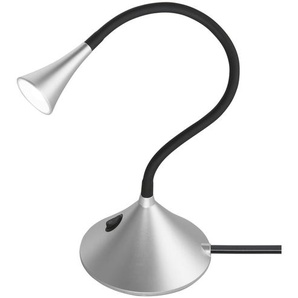 LED-Schreibtischleuchte  mit Flexarm silberfarben   ¦ silber ¦ Maße (cm): B: 35,5 H: 31,8