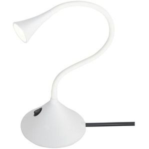 LED-Schreibtischleuchte  mit Flexarm weiß   ¦ weiß ¦ Maße (cm): B: 35,5 H: 31,8