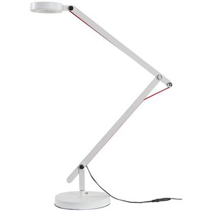 Trio LED-Schreibtischleuchte  weiß   ¦ weiß ¦ Maße (cm): H: 90